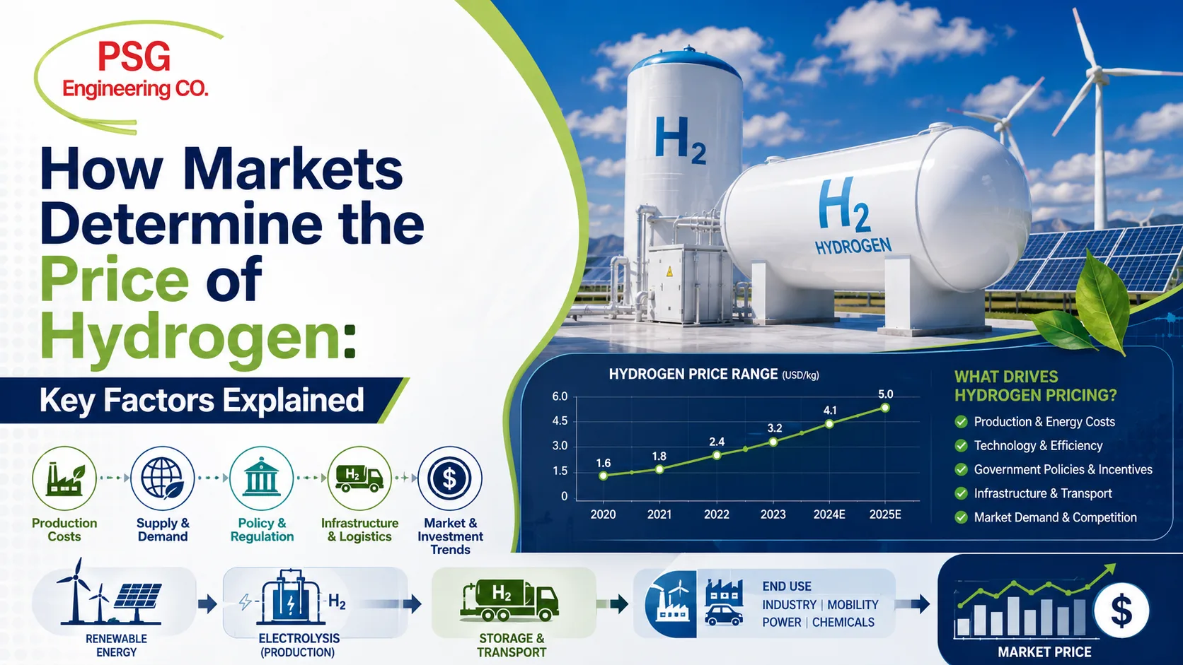 Read more about the article How Markets Determine the Price of Hydrogen: Key Factors Explained
