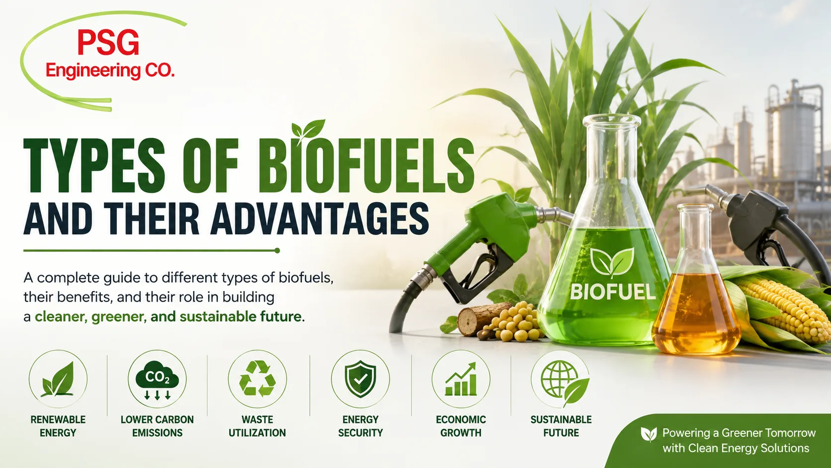 Read more about the article Different Types of Biofuels and Their Advantages